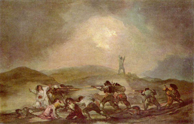 Francisco de Goya Episode aus dem spanischen Unabhangigkeitskrieg France oil painting art